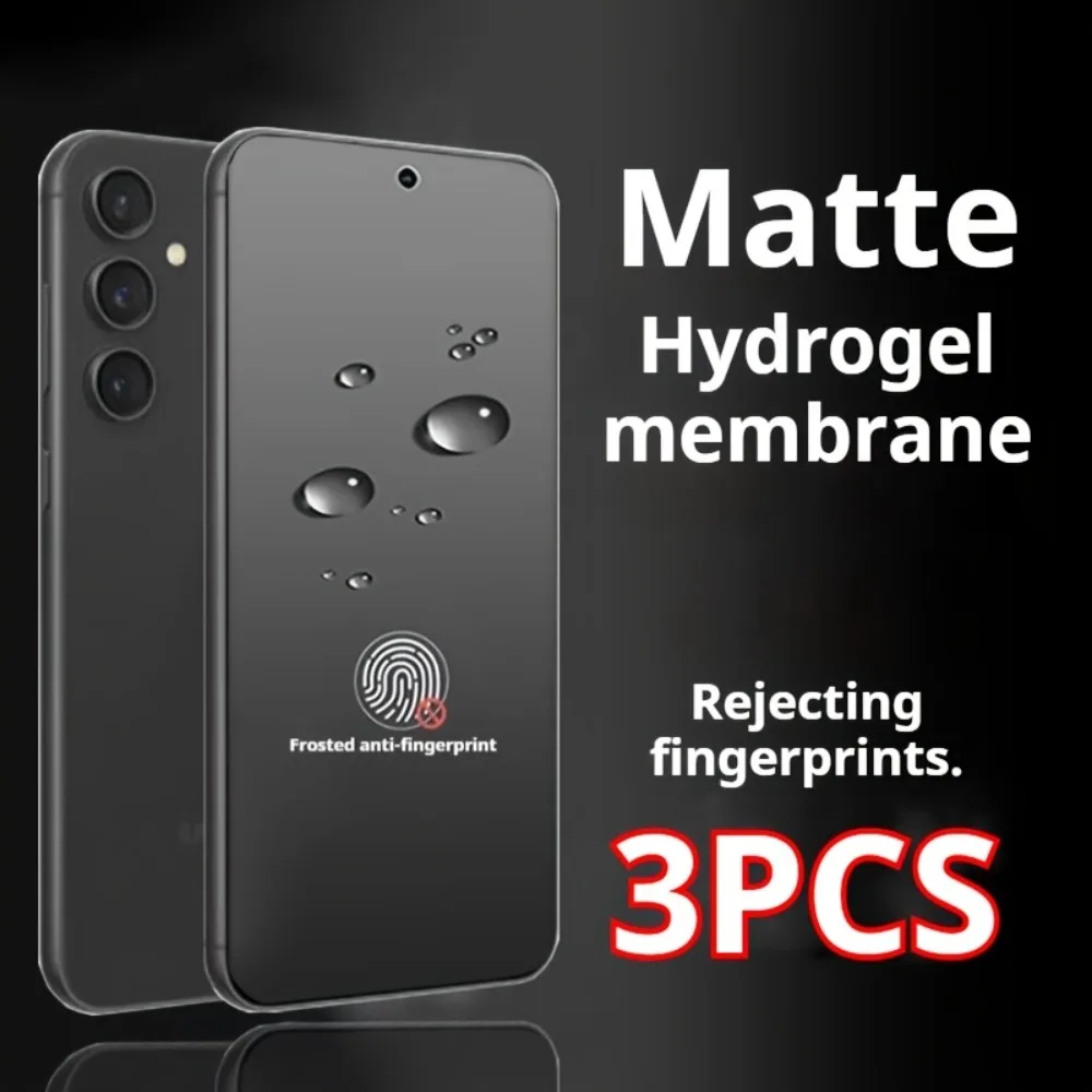 3Pcs Matte Hydrogel Film für Samsung Galaxy S25 S24 Ultra S23 S22 S21 Plus Screen Protector Für Samsung S25 rand S20 Film