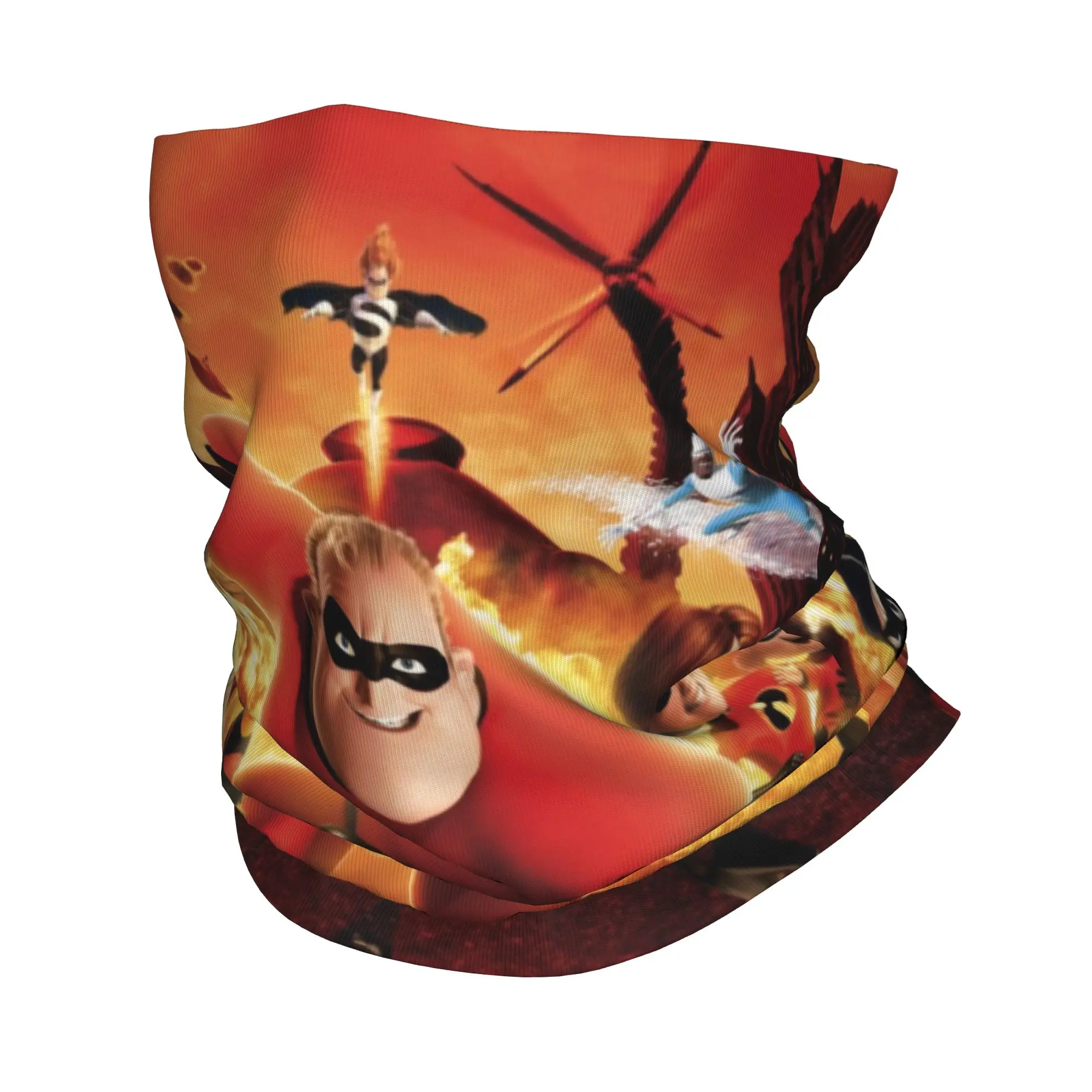 

Многофункциональный зимний шарф-труба/бафф/бандана/гейтер с аниме-принтом «Суперсемейка» для мужчин и женщин, для походов и кемпинга