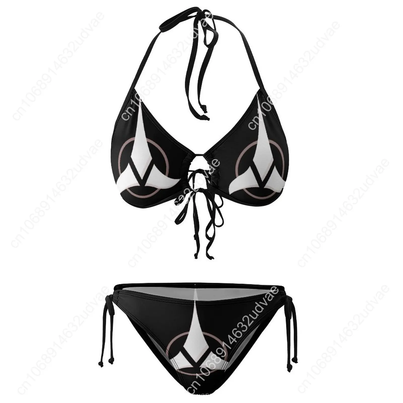 Trek And The Stars - Klingon Empire_46015079 Bikini Unique Sexy Women's Bikinis Humor Graphic Party High Grade Swimwear