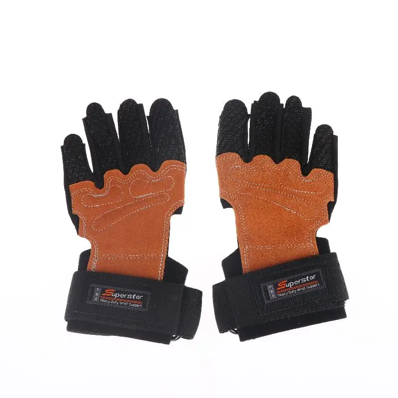 Wholesale Unisex Weightlifting Training Gloves For Workouts-Half-Finger Wrist Sports Support Gloves Non-Slip Design