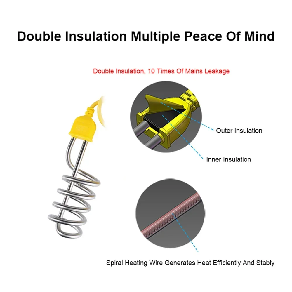 موزعات مياه كهربائية صغيرة محمولة سخان مياه ساخن مغلي فوري للسفر والفندق والمكتب 220 فولت 600 وات سخانات مياه بمقبس الاتحاد الأوروبي