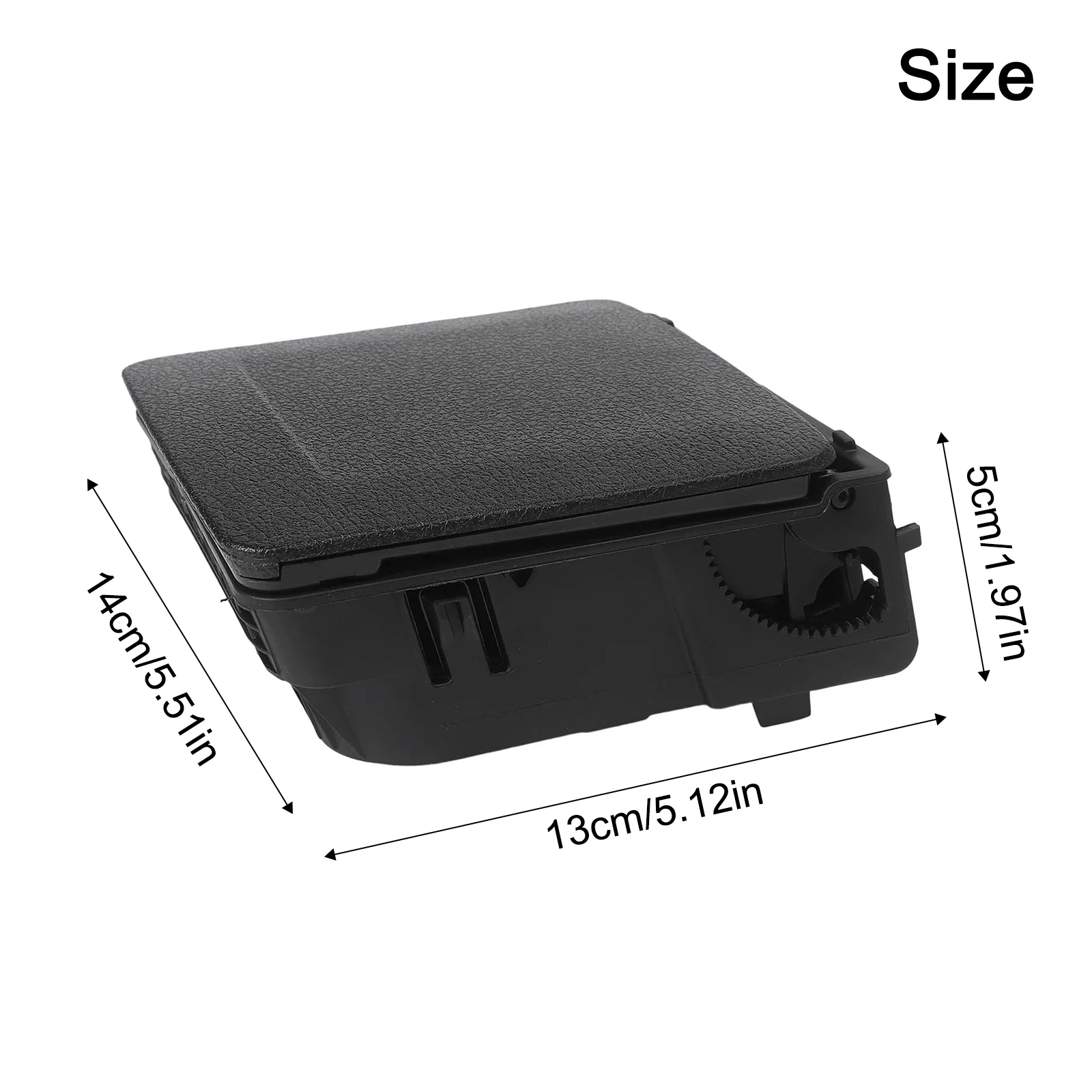 

18.5x13x14cm Center Console Cup Holder Holder Easy Installation Fits For Golf MK5 MK6 High Reliability Inner Hole Diameter 4x5cm