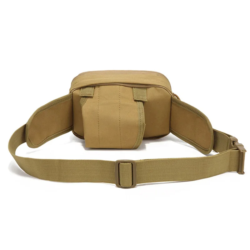 Mochila Tática Camuflada Molle para Cintura, Bolsa Tática de Combate ao Ar Livre para Homens e Mulheres