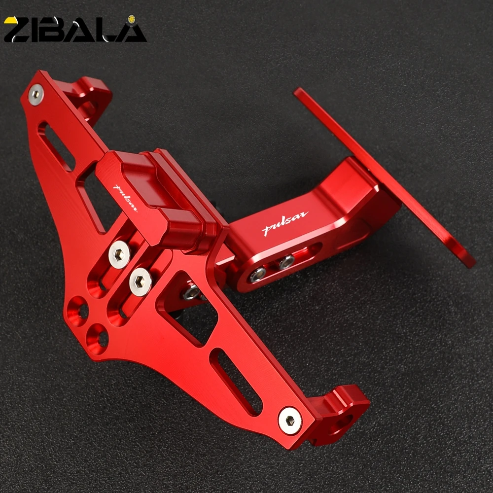 

For Bajaj PULSAR NS 125 200 NS 150 160 RS 200 Motorcycle License Plate Bracket Holder With LED Light Indicator Rear Bracket