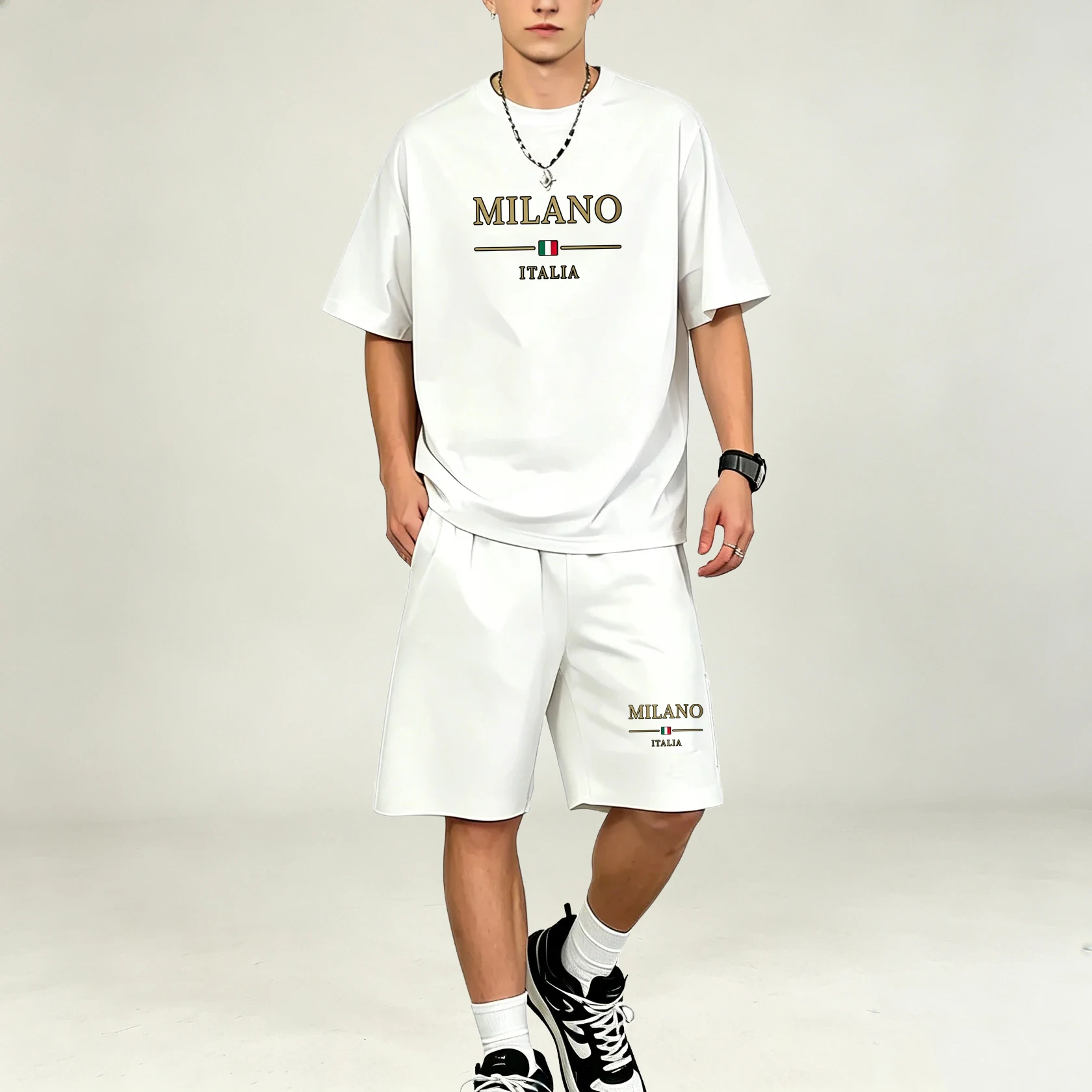 Men'S Accessories Pouch - T-shirts voor heren Sets Trendy grafische