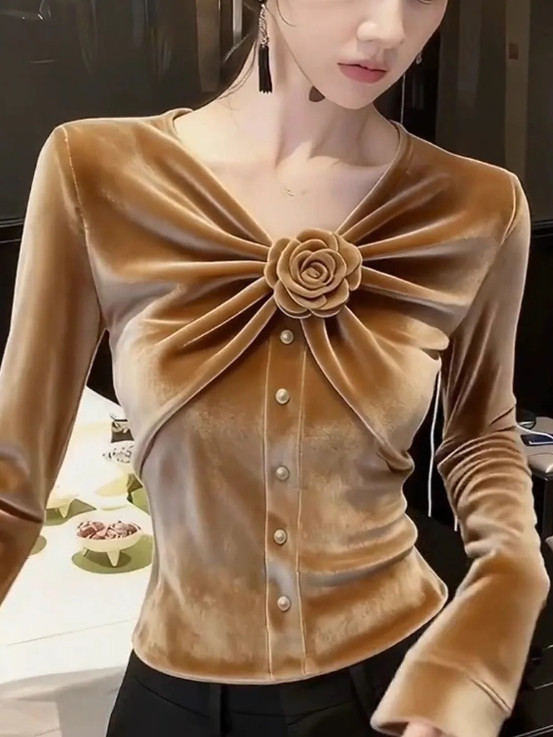 

Бархатные женские туфли цвета хаки, уникальный базовый слой Sli, красивые персональные элитные ощущения, зимняя мода, для поездок на работу, Sle Lon...