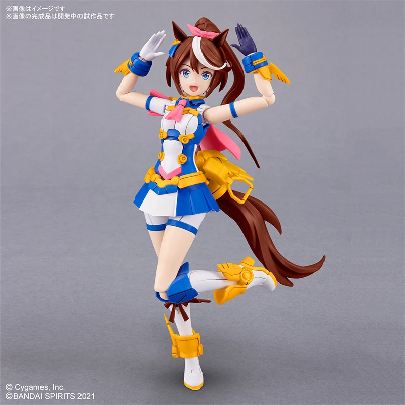 Bandai figura de acción de Anime Original para niños, modelo de ensamblaje de 30MS Pretty Derby, Tokai Teio, juguetes de adornos coleccionables, regalos para niños