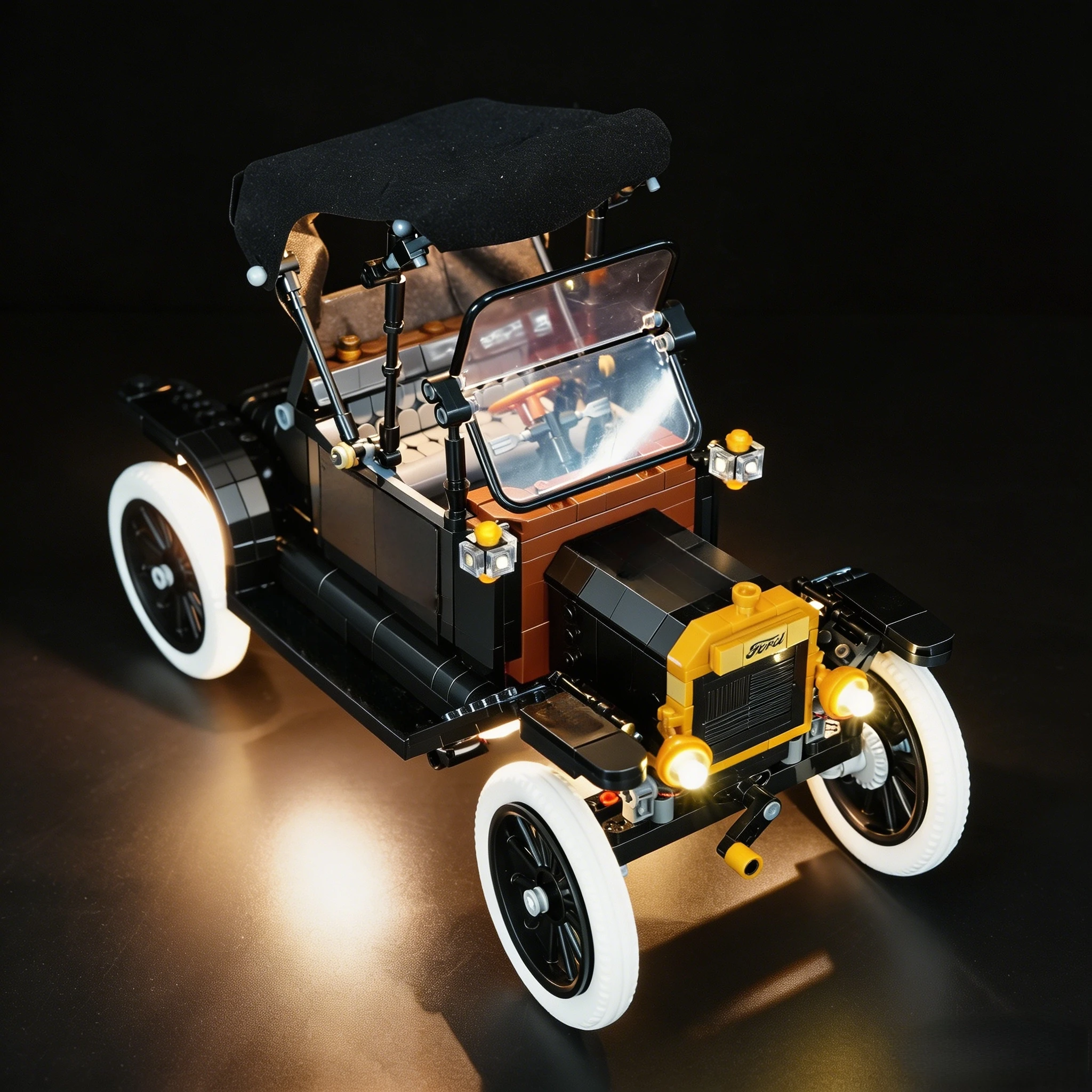 MAXCXT LED Light Set For LEGO 11376 Ford Model T Car DIY Decorative Lamp （Not Include Building Blocks ﻿） view 3