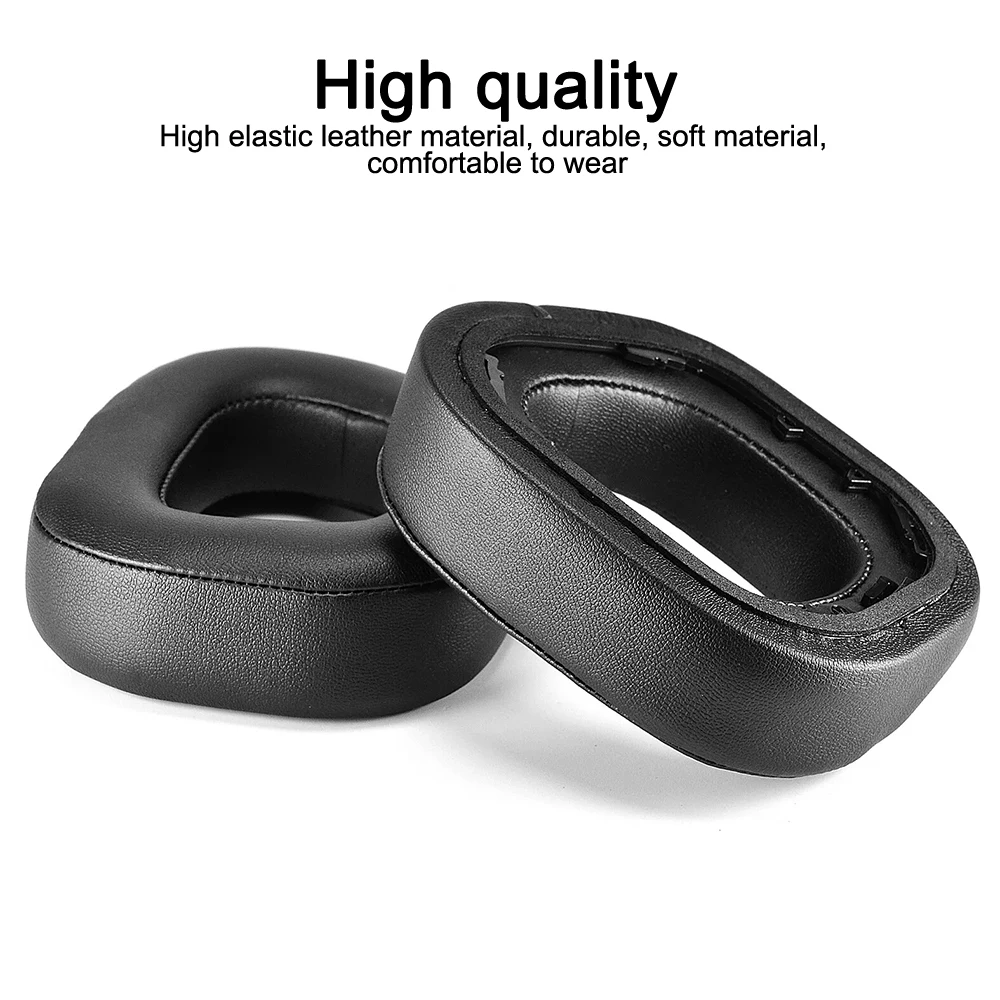 Headphone Replacement Earmuffs Upgraded Soft Leather Ear Pads for CORSAIR HS80 RGB Headset Repair Ear Cushions Head Beam