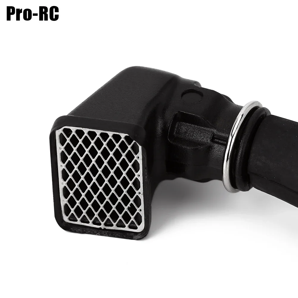 VITEZOR 1:10 RC Crawler Samochód Miękki Gumowy Snorkel Czarny do Axial SCX10 D90 Jeep Wrangler Karoseria Część