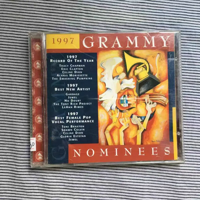 

CD 1997 Grammy Nominees, 1997-02-11 PolyGram/Grammy Recordings, 13 Tracks, Eric Clapton/Céline Dion/Alanis Morissette