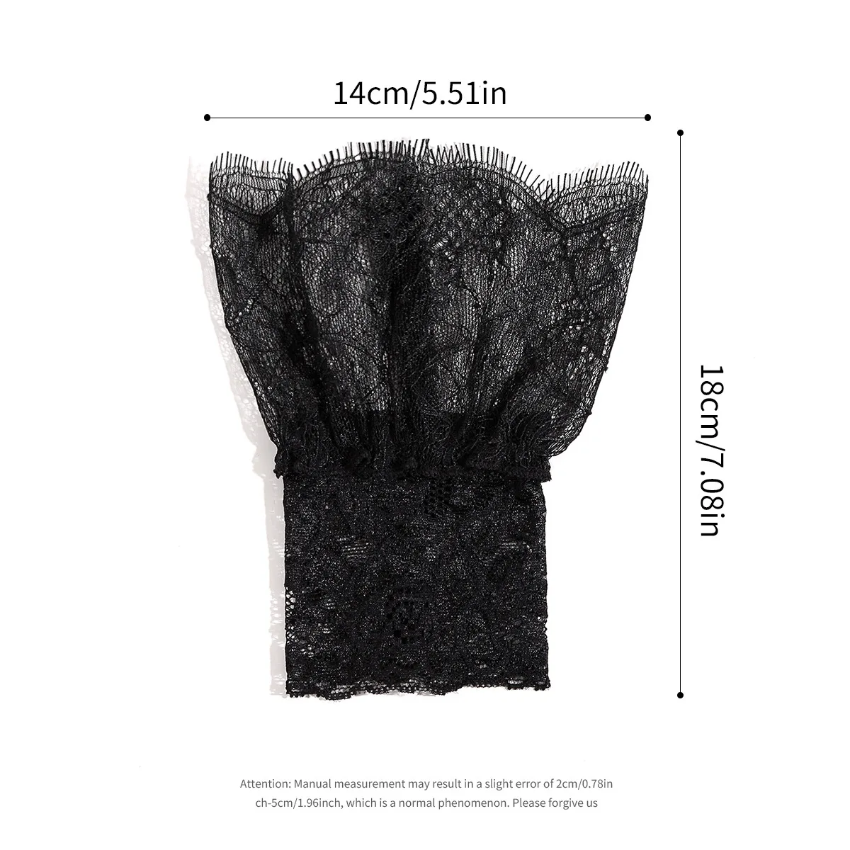 Decorative Cuffs Hollow Lace Cuffs Women Lace Sleeves Lightweight Detachable Cuffs for Sweaters Blouses