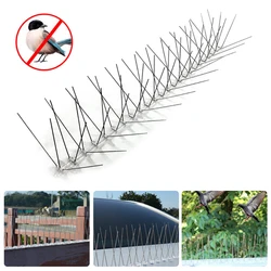 Outdoor Bird Repellent Stainless Spikes Eco-friendly Anti Nail for Pigeons Owl Small Fence Roof Sign Protector Deterrent Tool