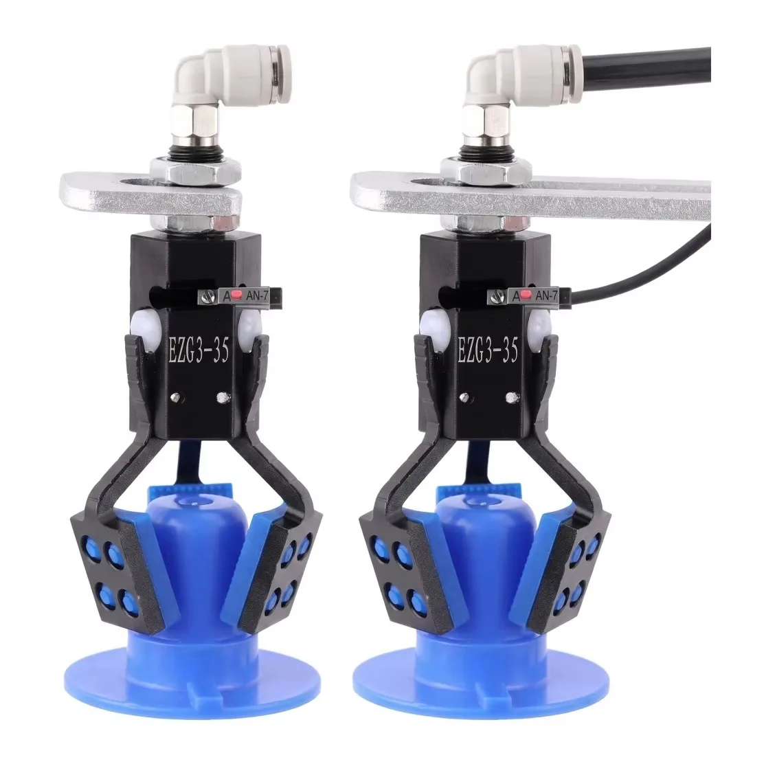 Three-claw Mini J1060 Fixture Accessories Pneumatic Parts with Non-Slip Silicone Pad