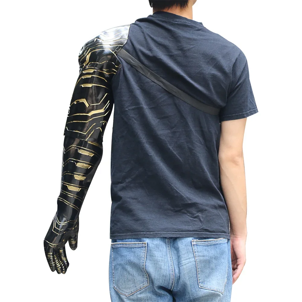 Accesorios de Anime Cosplay soldado de invierno brazo Bucky Barnes guantes de Cosplay superhéroe fiesta de Halloween nuevo