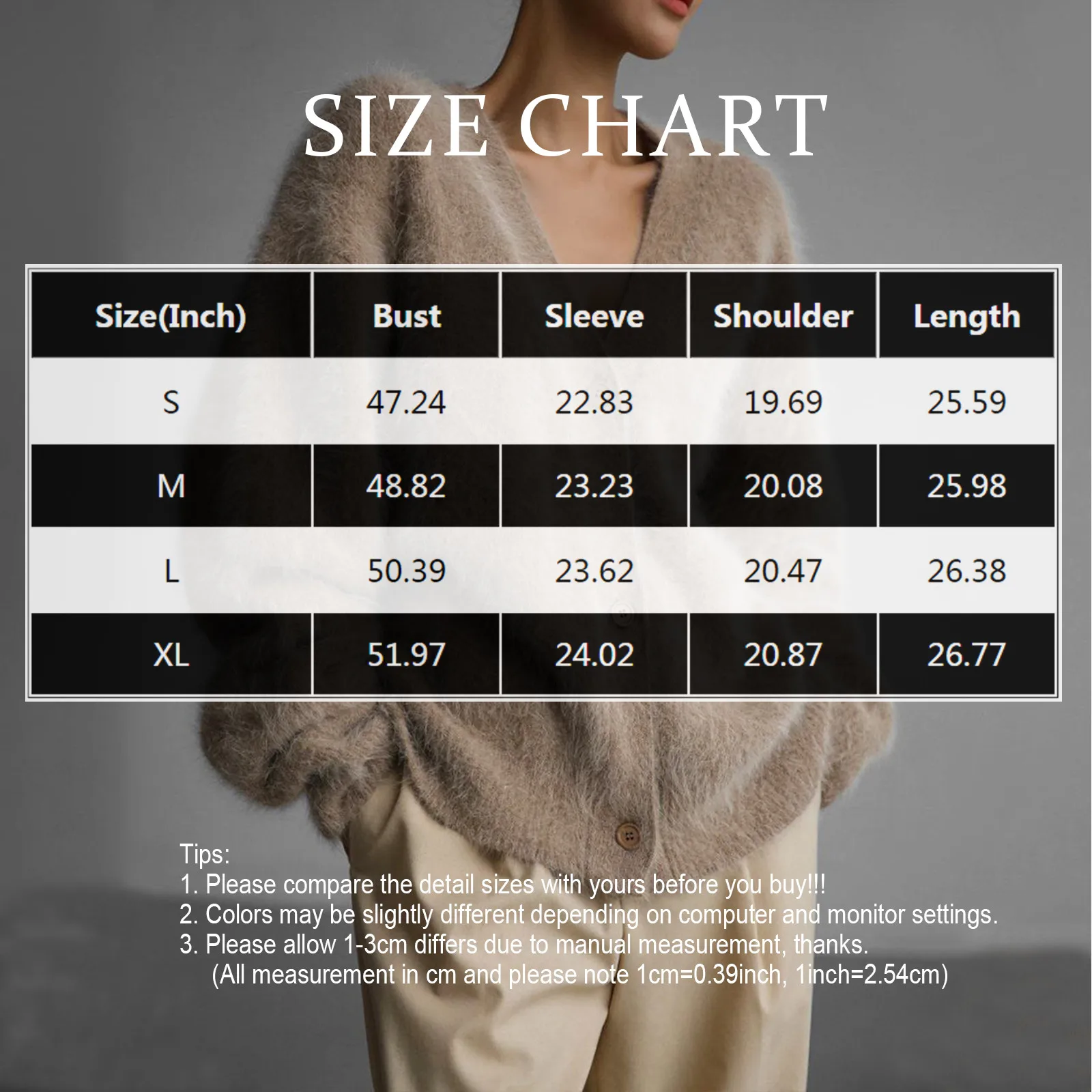 Faux Mink Cardigan Women Loose Sweater Jacket Soft Shaggy Knit Sweaters Fall Fashion Open Sweaters Long Sleeve Button sweater