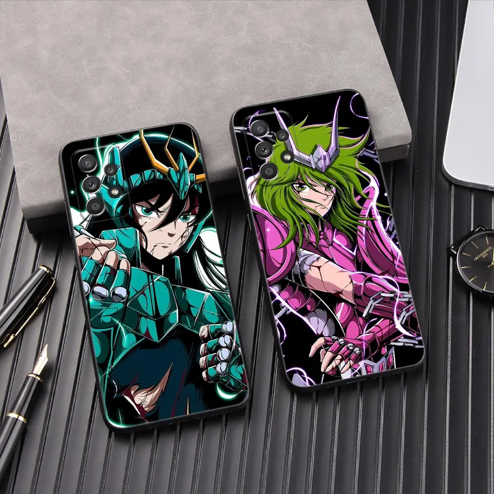 Saint Seiya Anime Phone Cover Galaxy A55 5G Case For Samsung A35 A34 A53 A54 A52 A51 A71 A73 A72 A42 A91 A31 A32 A33 Back Cases