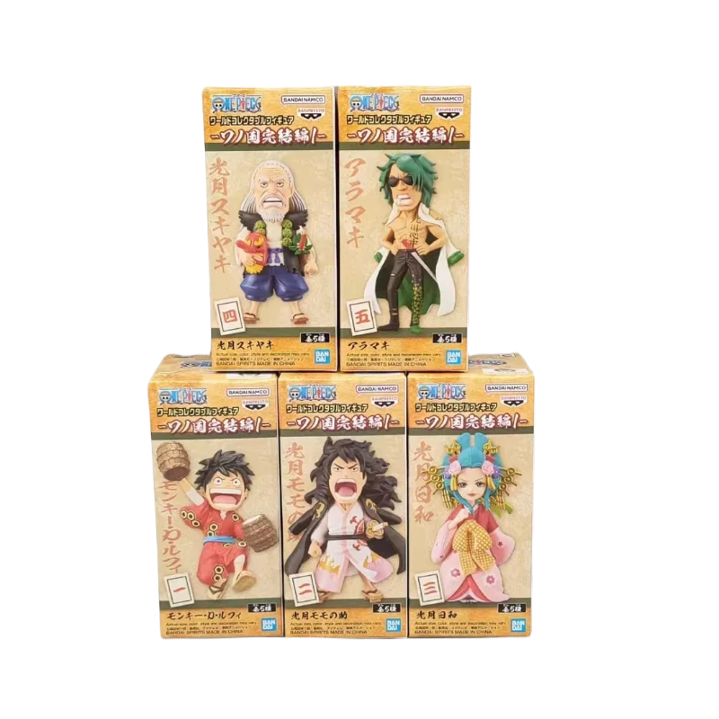 Genuine Bandai ONE PIECE WCF Land of Wano Finale 1 Luffy  Anime Action Figures Model Figure Toys Gift for Toys Hobbies Children