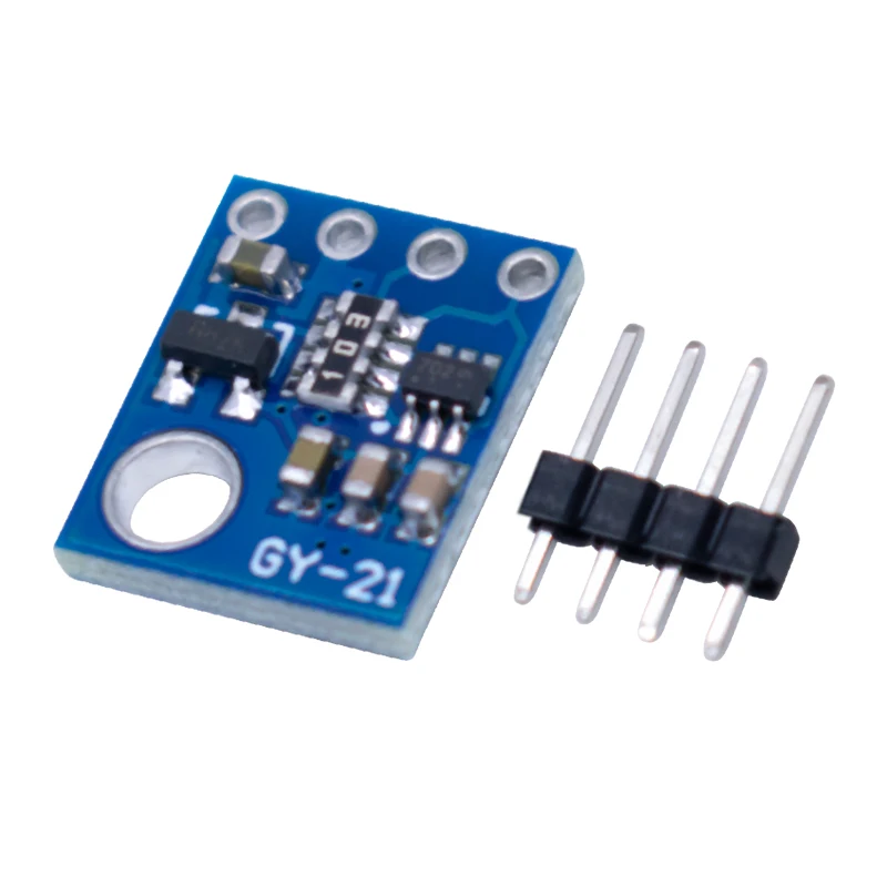 WAVGAT GY-21 HTU21 IIC/I2C Cyfrowy czujnik temperatury i wilgotności Moduł tabliczki zaciskowej do stacji pogodowych Humidor Control 3.3V — zdjęcie 4