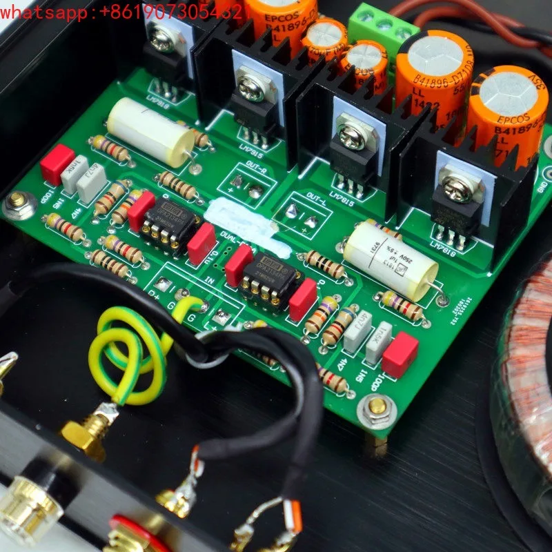 MM singing playback adopts (vinyl record) -DUAL + RIAA line audio signal amplifier