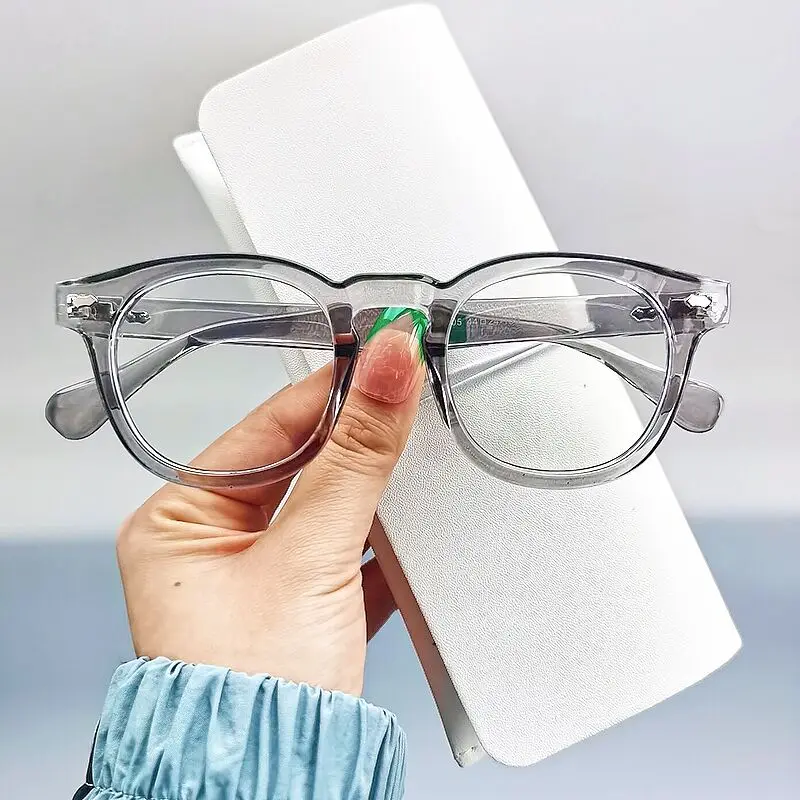 2024 NEW Anti Blue Light Blocking Glasses  Vintage Computer Glasses Men\'s Gaming Myopia Optical Spectacle Eye glasses Frame