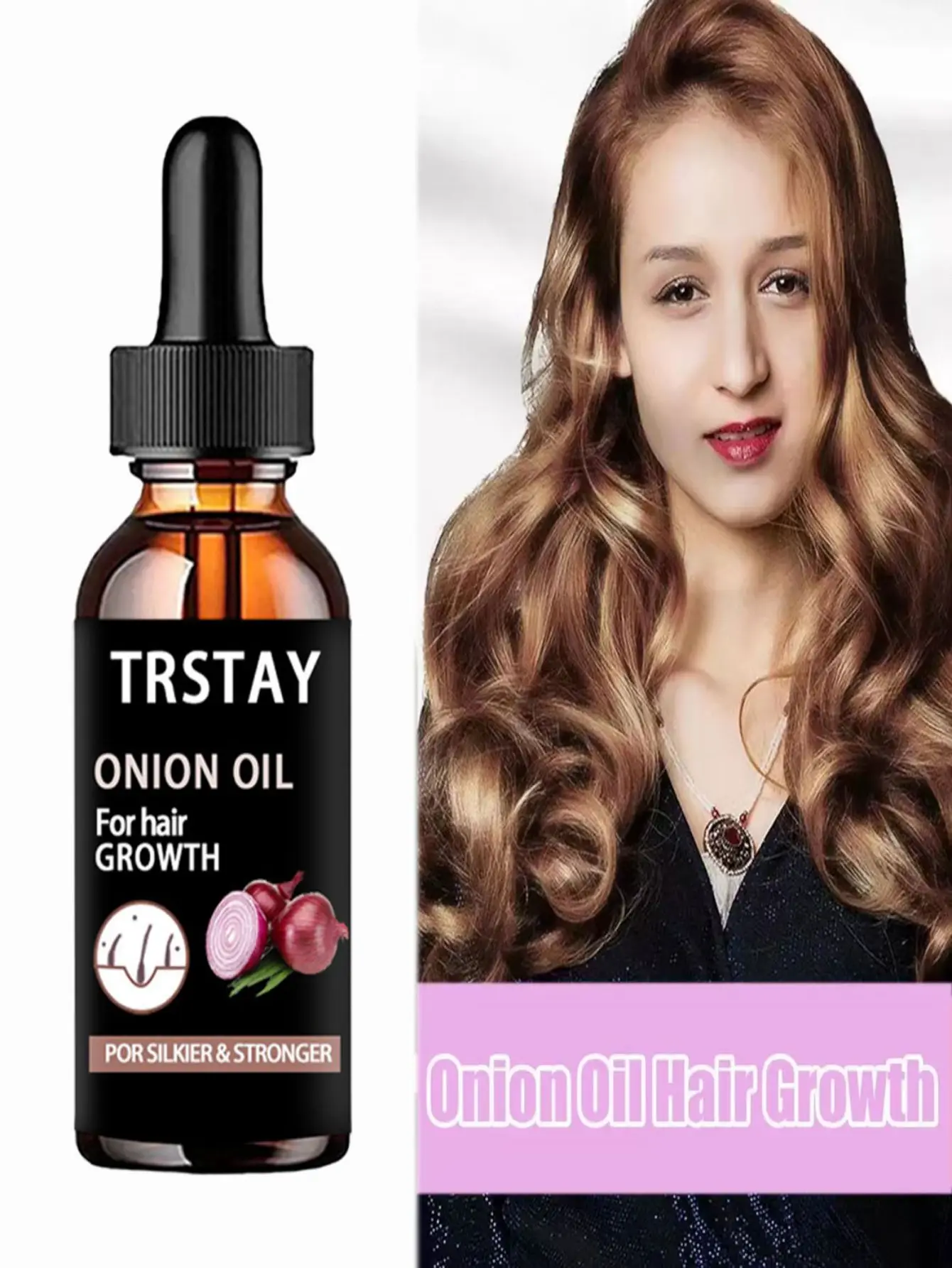 

Onion Oil Hair Growth and Anti-hair Loss Treatment Essential Oil Prevents Hair Loss Hair Growth Oil for Black Women