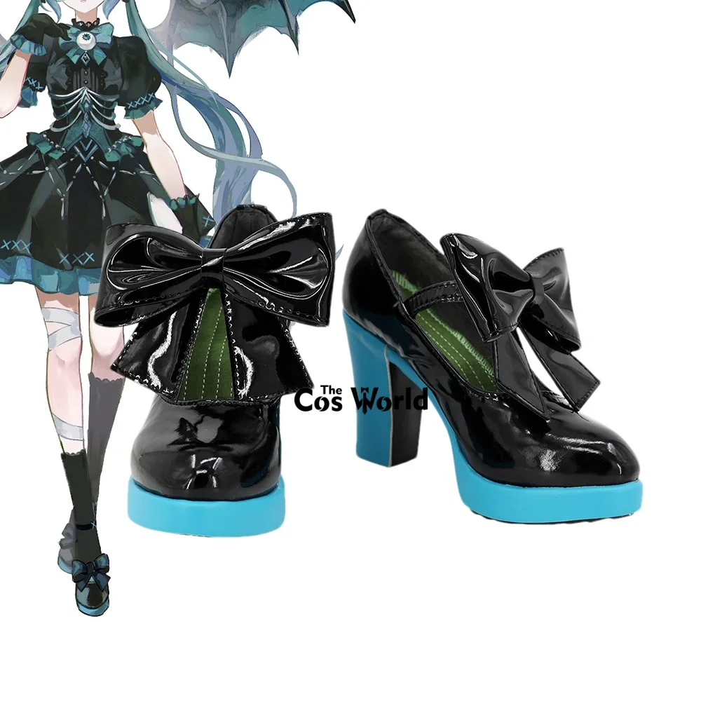 

VOCALOID Miku Little Devil Хэллоуин индивидуальная обувь для косплея в стиле аниме
