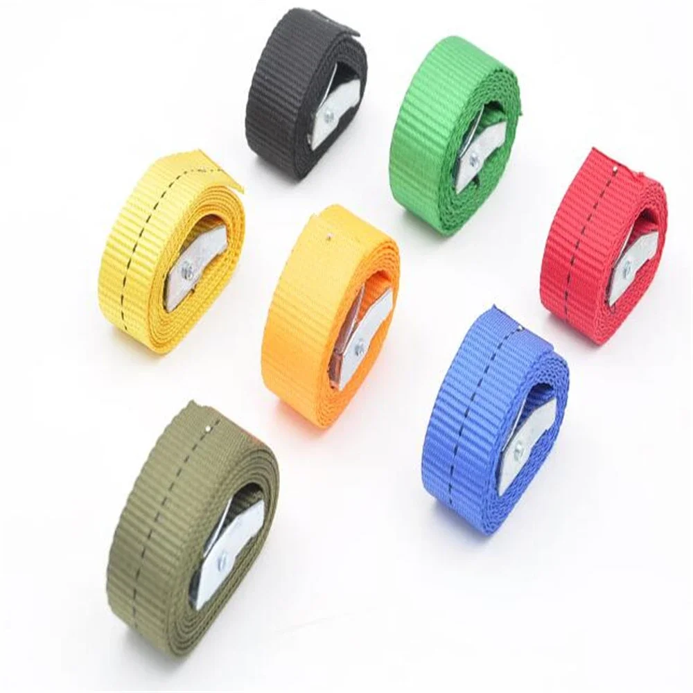 固定ラゲッジバックルストラップ,25mm, 10 m,パッキングロープ,プレス