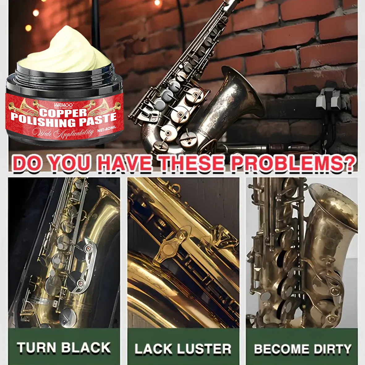 Professional Metal Buffing Cream – Polishes Jewelry, Hardware & Kitchen Fixtures to High Gloss, Non-Toxic & Easy to Use