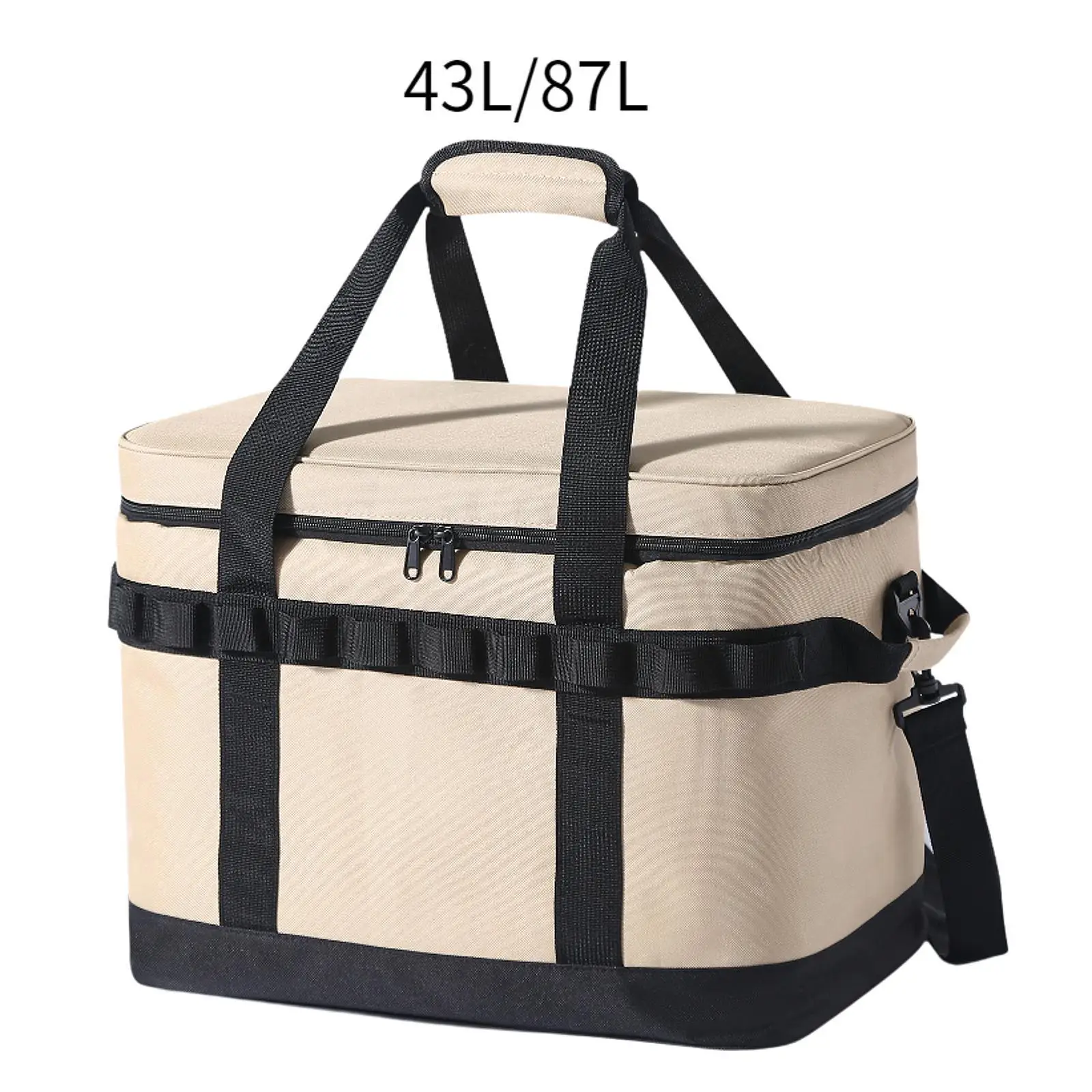 Thermal Insulated Bag Tote Pouch Lightweight Grill Accessories Organizer Catering Delivery Bag for Hiking Travel Beach Trip BBQ