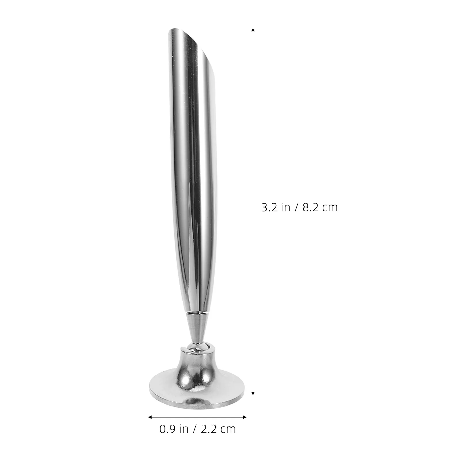 4Pcs Metal Pen Holder Single Stand Base Rotatable Stable Minimalist Desk Organizer Office Supplies Metal Insertion Pen Holder