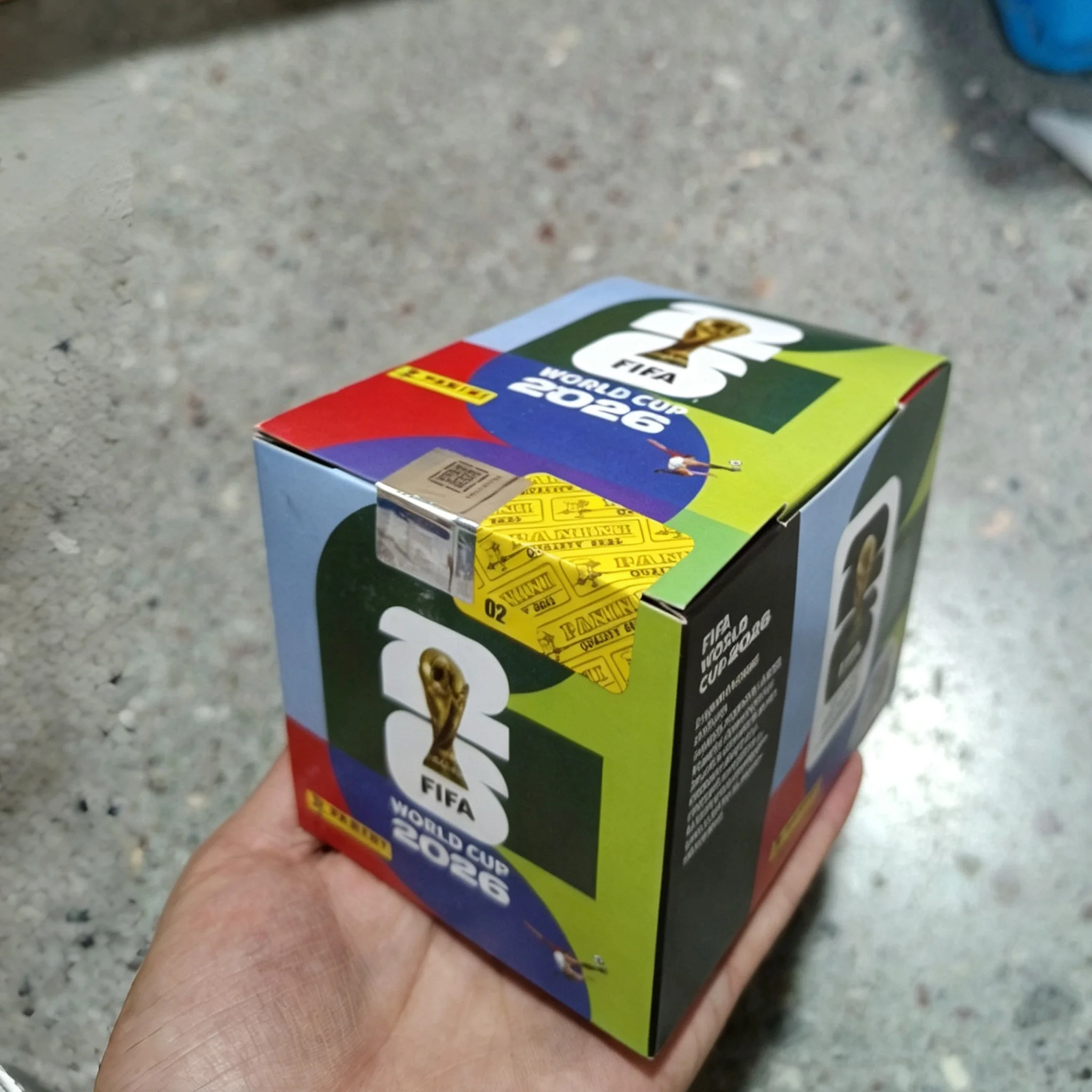 Neueste Panini 2026 WM-Stickerbox mit Spielersticker & Sammelalbum, Cooles Sammlerstück für Teenager-Fußballfans