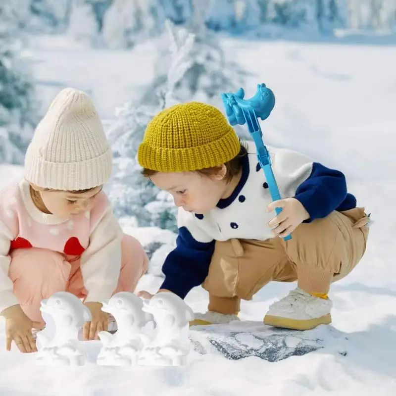 子供のためのイルカの形をした雪のボール、面白いクリップ型、雪の遊びのおもちゃ、屋外の雪のボール、戦いのゲーム、冬