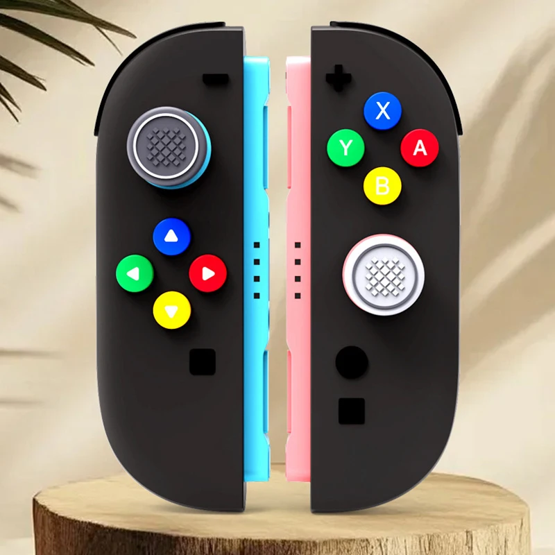 Neues Design Silikon Soft D-Pad Cross Button ABXY Key Sticker Skin Case für Switch Switch2 Silikon Button Cap