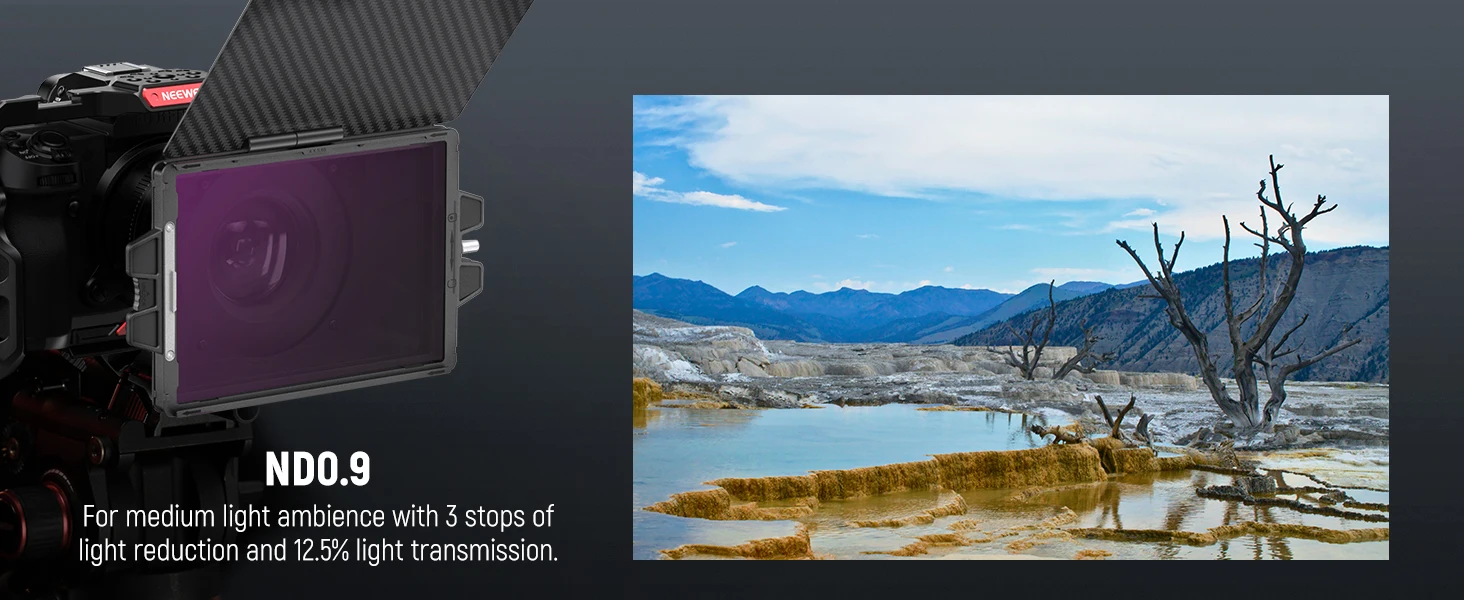 NEEWER Quadratischer ND-Filter, 10,2 x 5,65 Zoll, doppelseitiger 30-Multi-Nano-beschichteter Kino-ND-Filter für NEEWER Matte Box für Tilta SmallRig – Detail 6