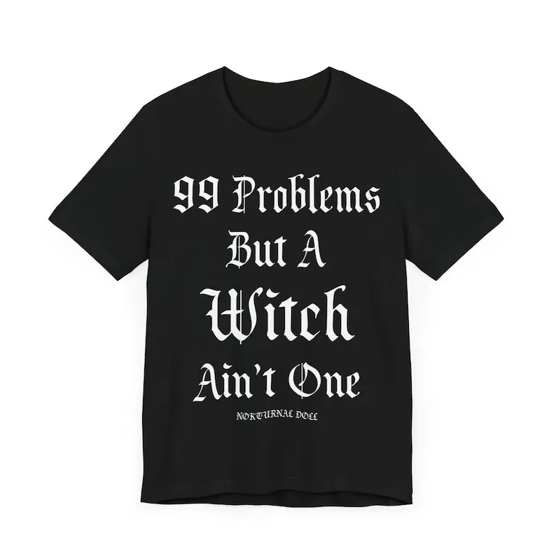 

Witchy Tshirt Witchy Tee Gothic tshirt Goth Tee Gothic Clothing Occult Clothing Wiccan Dark Fashion Egirl clothes