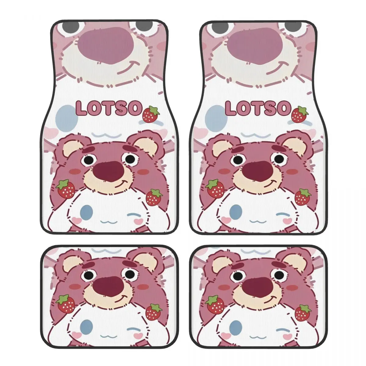 

Коврики Cinnamoroll Lotso для автомобилей, всепогодные водонепроницаемые коврики, полный комплект автомобильных аксессуаров