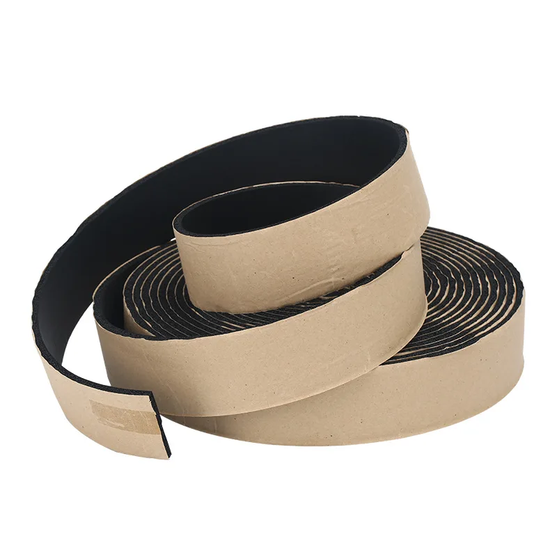 

10 м пенопластовая полоса, прочная клейкая подложка, самоклеящаяся губчатая полоса, звукоизоляция, уплотнительная резиновая лента для предотвращения столкновений