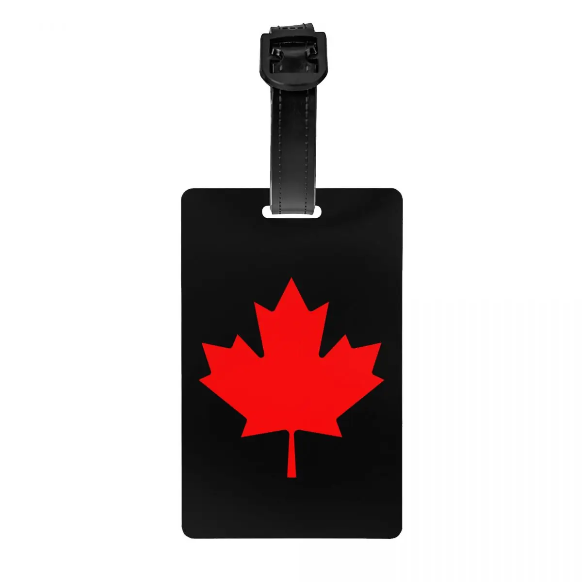 Etiqueta De Bagagem Bandeira Canadense Personalizado, Capa De Mala, Etiqueta De Identificação De Tampa De Privacidade, Folha De Maple, Canadá