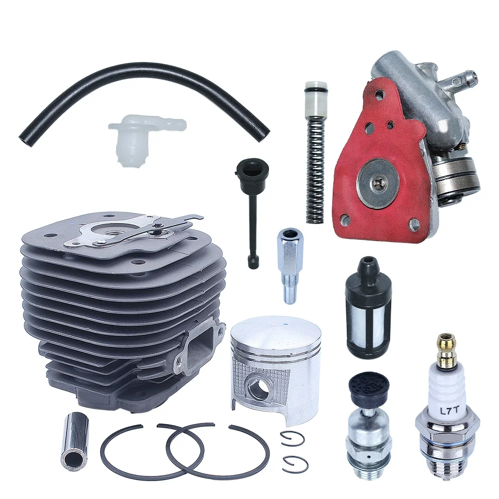 

Комплект цилиндра, поршня и карбюратора 58 мм для бензопилы Stihl 070 090, топливный фильтр, топливопровод, насос 1106 020 1211