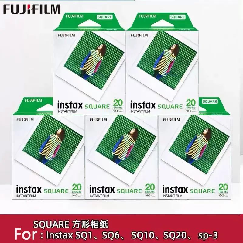 

Fuji Instax Квадратная пленка Фотобумага с белым краем Fujifilm (10/100 листов) SQ10 SQ6 SQ20 Мгновенная пленочная камера Поделиться SP-3 Принтер