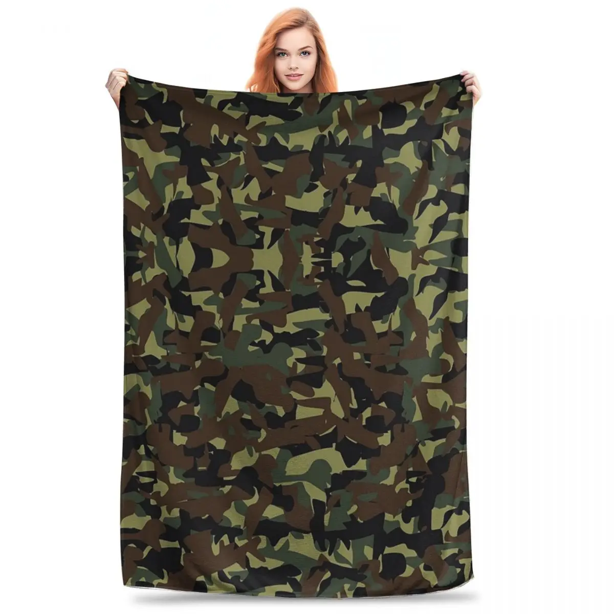 Camo Camo Cam Blankets Fleece Super Soft Throw Blankets Sofa Throw Blanket For Home Bedroom Outdoor Throws Bedspread Quilt