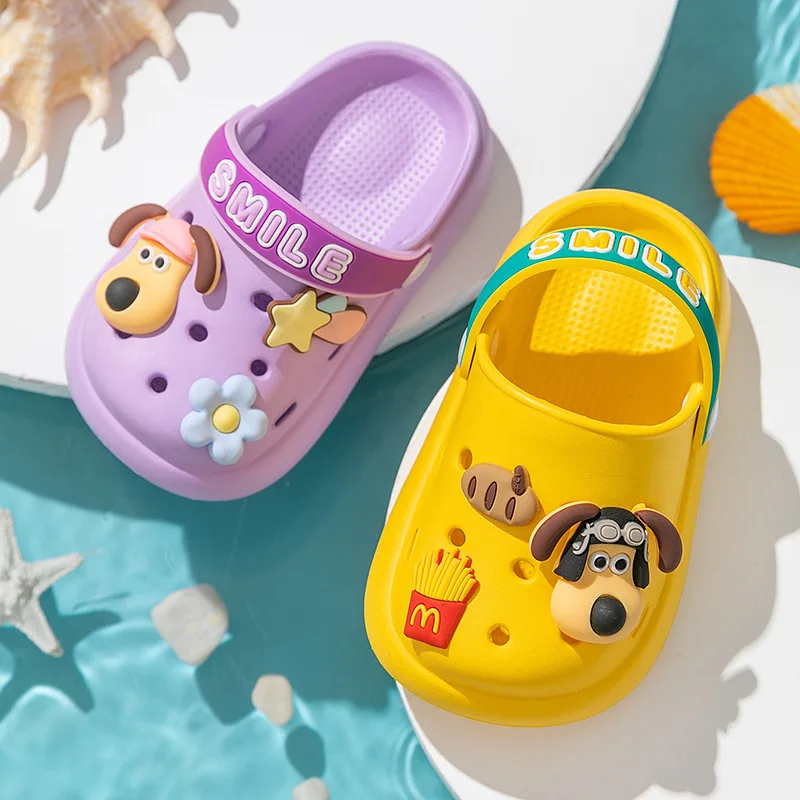 2026 Summer Kids' Garden Clogs Shoes Boys & Girls Beach Sandal Kids Cute  Slip On Baby Slippers