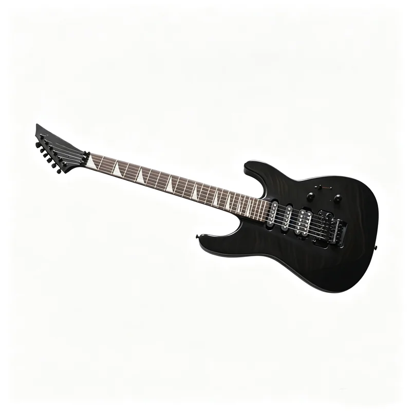 6 Strings Electric Guitar With Rosewood Fretboard Black Hardware Customization Service