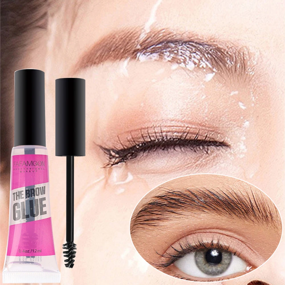 Quick-drying Eyebrow Styling Liquid Clear Non-smushing Eyebrow Shape Glue Waterproof Lasting Brow Pomade Setting Natural Makeup image 2