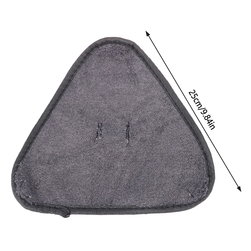 5Pcs Triangle Microfiber Cloth Dust Mop Replacement Head Pads Glass Cleaning Microfiber Sweeping Rags Floor Clean Tool