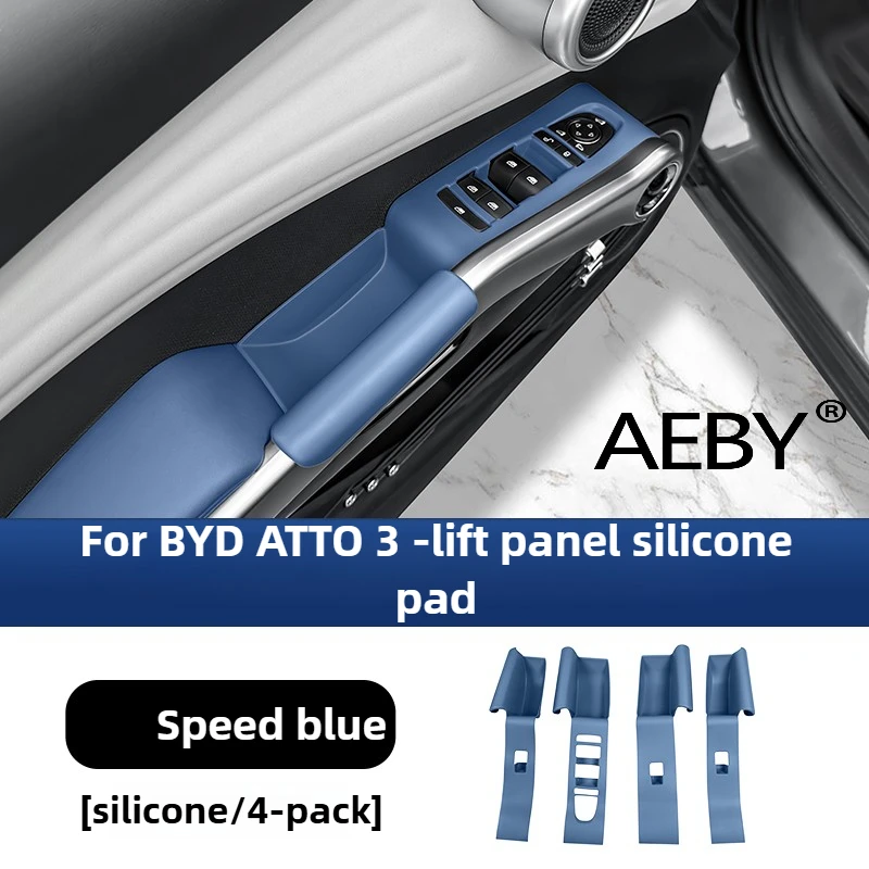 AEBY لـ BYD ATTO 3 Smart Driving Edition 2022-2025 واقي سيليكون كامل التفاف، حصيرة داخلية مضادة للخدش للسيارة، غطاء سيليكون #6
