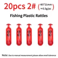 20 piezas tamaño 2 rojas