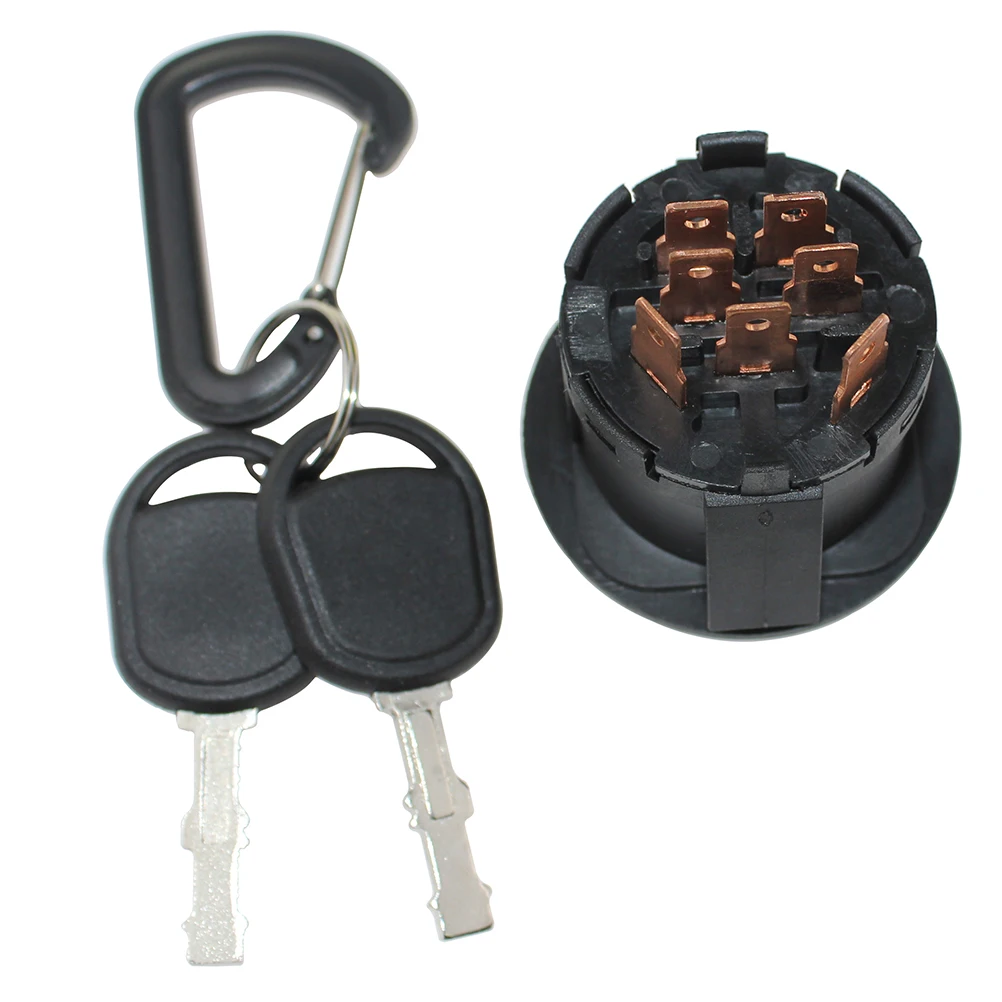 Imagem -04 - Chave do Interruptor de Ignição Motores John Deere Hpx Hpx Lt150 Lt160 Lt180 Ltr180 X300 X300r X304 X305r X310 X320 X324