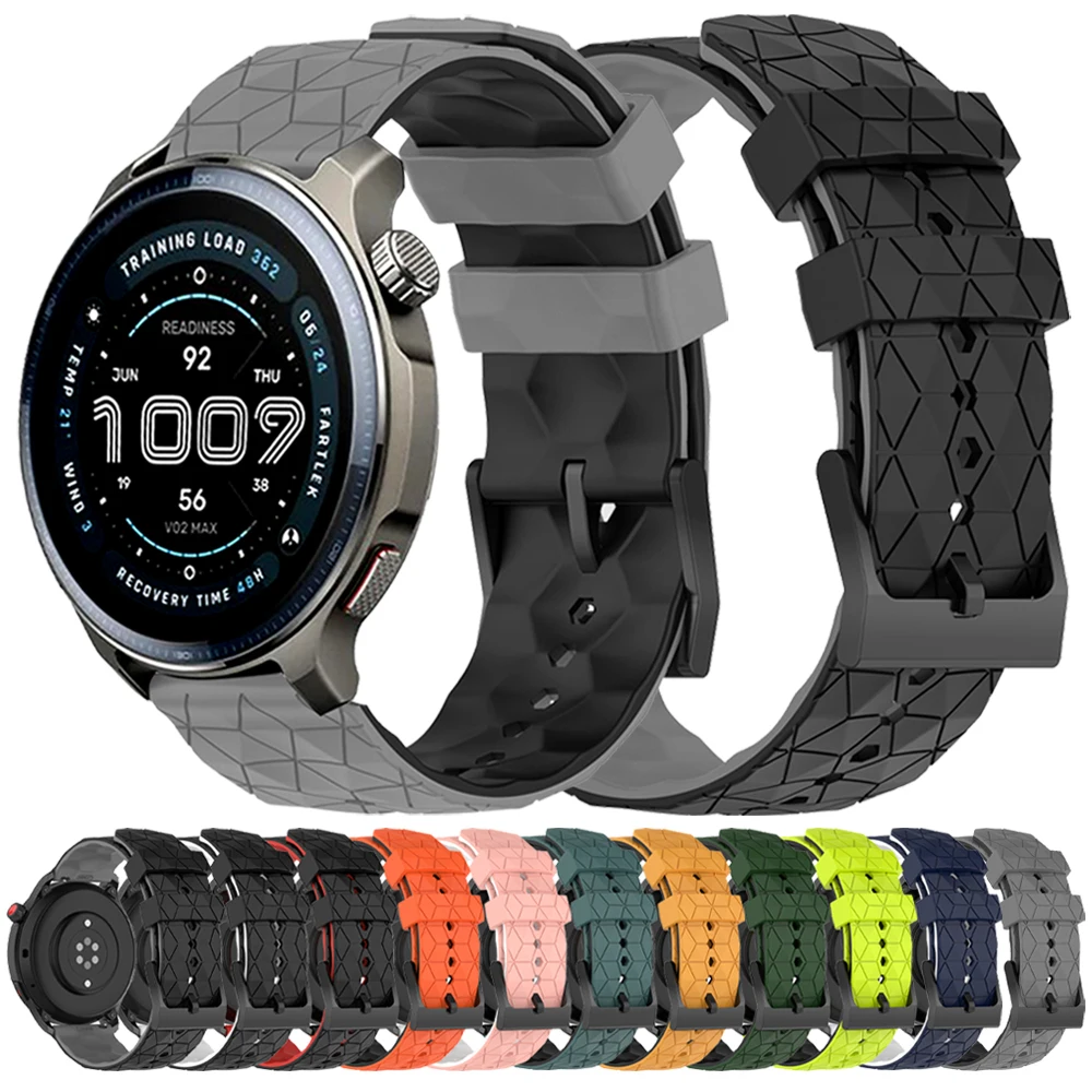 Bracelet de sport en Silicone, 20mm 22mm, pour Amazfit Bip6 5 Balance 2 UNITY Zepp Z CHEETAH GTR 4 3 2e/GTS 4 2 mini Active 2, bande de remplacement